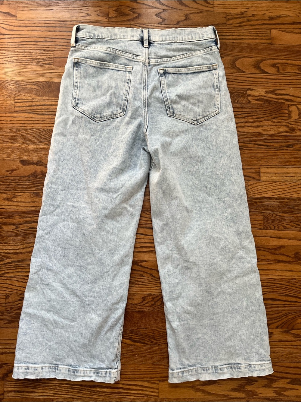 GAP Acid Wash High Rise Stride Ankle Jeans - Picture 6 of 9